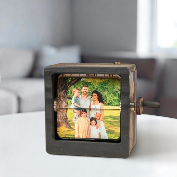 Personalized Flip Photo Box – Capture Moments, Forever – TheRCrafts