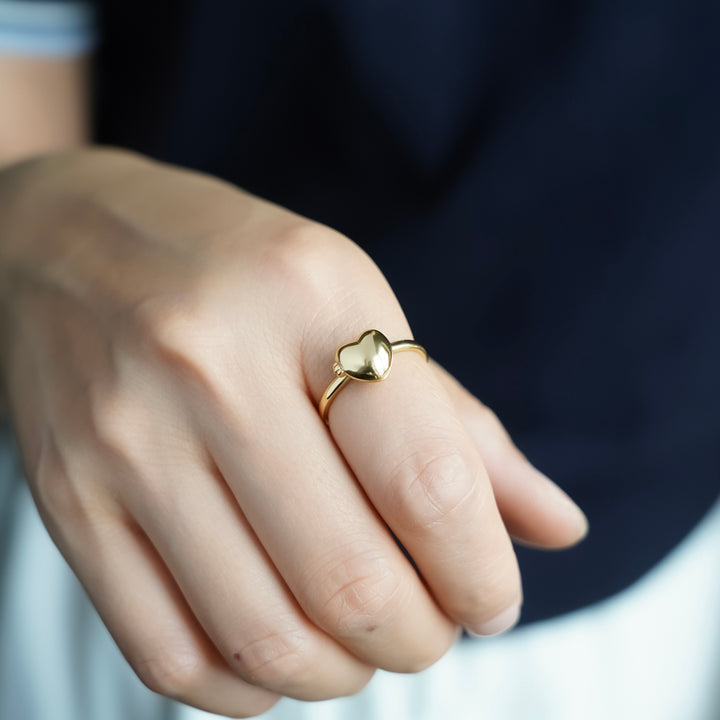 Heart Locket Ring