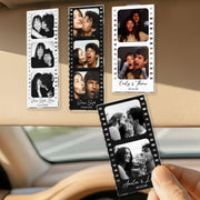 Personalized Couple Car Visor Clip, Custom Photo Gifts for Him, Drive Safe I Love You Sun Visor, Valentines Gift for Boyfriend, Husband