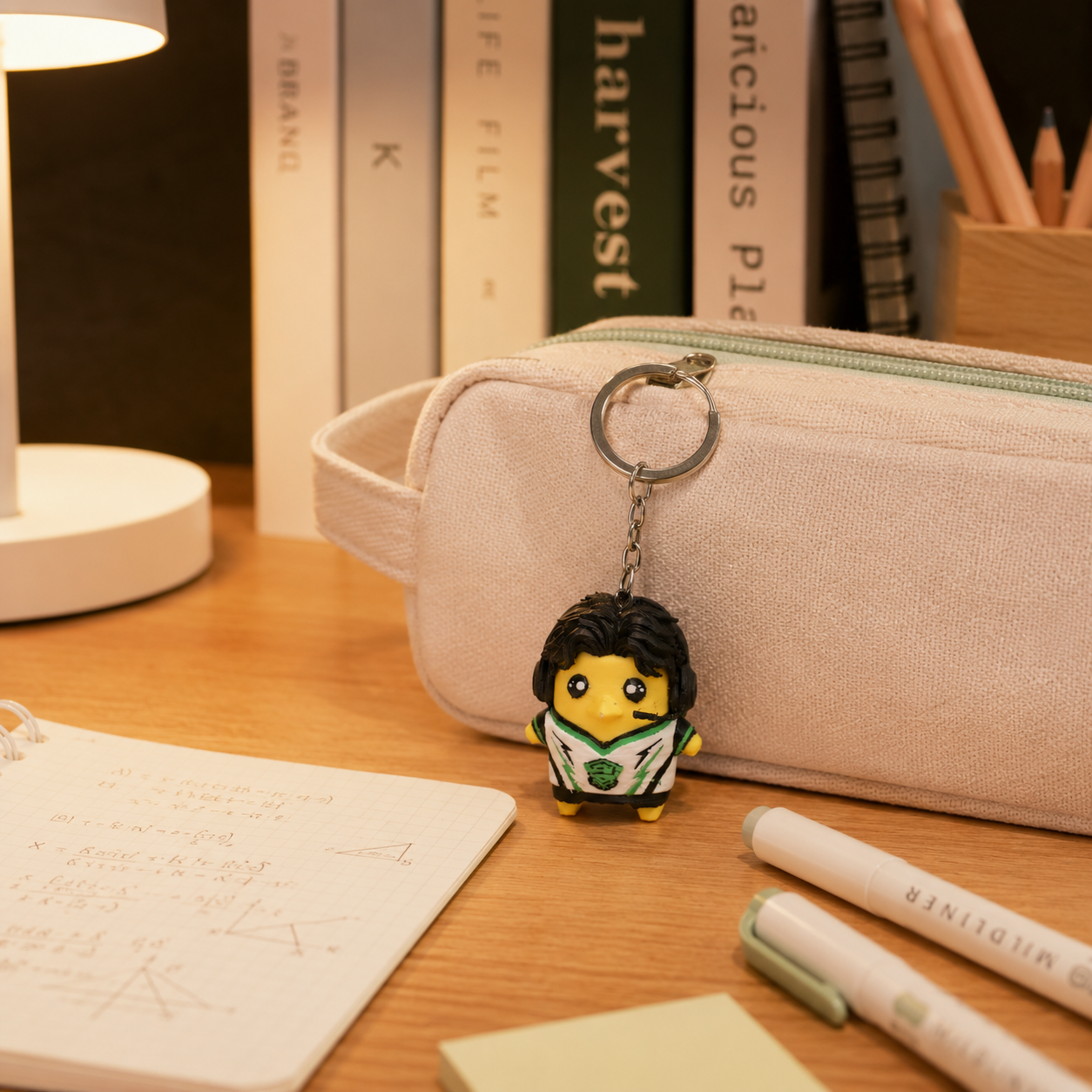 3D Printed Mini Character Keychain, 2.4 Inch PLA Bag Charm, Backpack Accessory, Multiple Designs