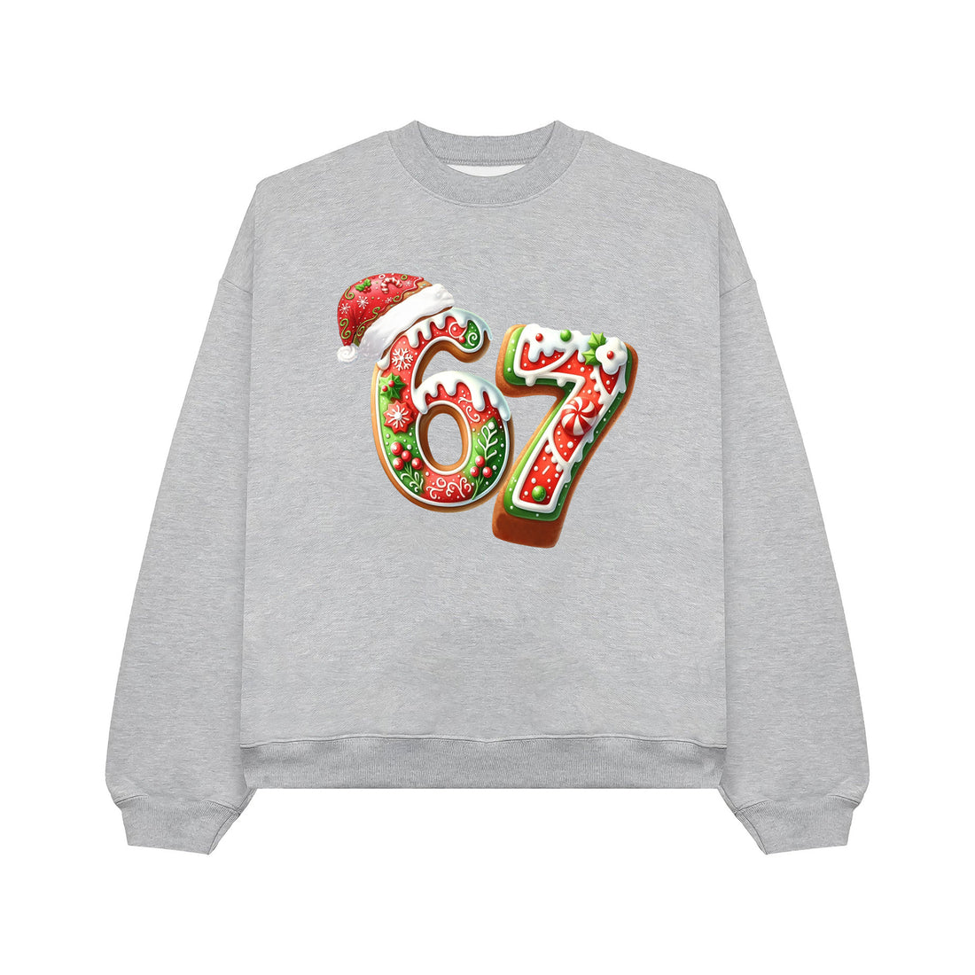 Funny Six Seven 6 7 Chistmas Shirt, Santa Says 67 Christmas Crewneck, 67 Meme Kids Xmas Sweater, Gen Alpha Gen Z Gift Shirt