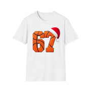Funny Six Seven 6 7 Basketball Shirt, Santa Says 67 Christmas Crewneck, 67 Meme Kids Xmas Sweater, Gen Alpha Gen Z Gift Shirt