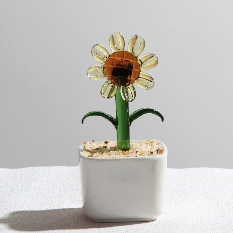 Custom Glass Flower Pot – Personalized Mother's Day Gift