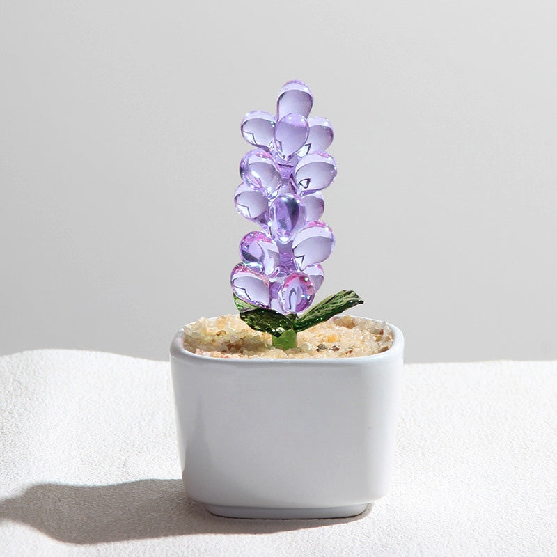 Custom Glass Flower Pot – Personalized Mother's Day Gift