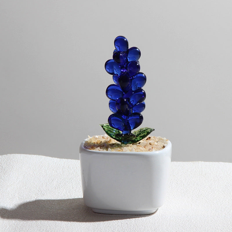 Custom Glass Flower Pot – Personalized Mother's Day Gift