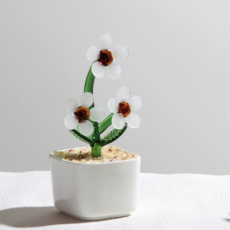 Custom Glass Flower Pot – Personalized Mother's Day Gift