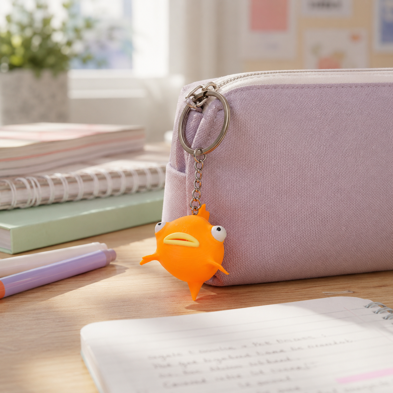 3D Printed Mini Character Keychain, 2.4 Inch PLA Bag Charm, Backpack Accessory, Multiple Designs