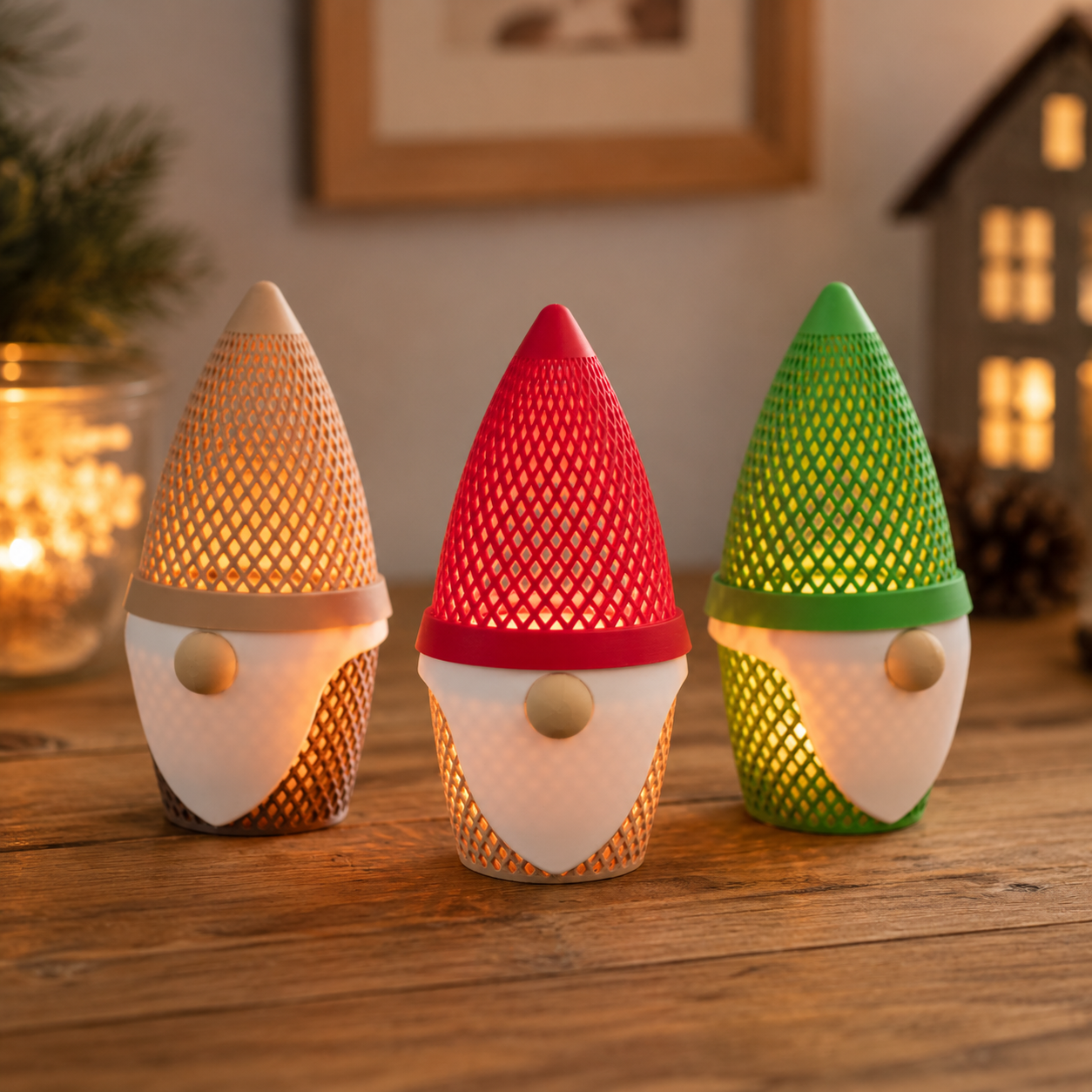 Christmas Gnome Tea Light