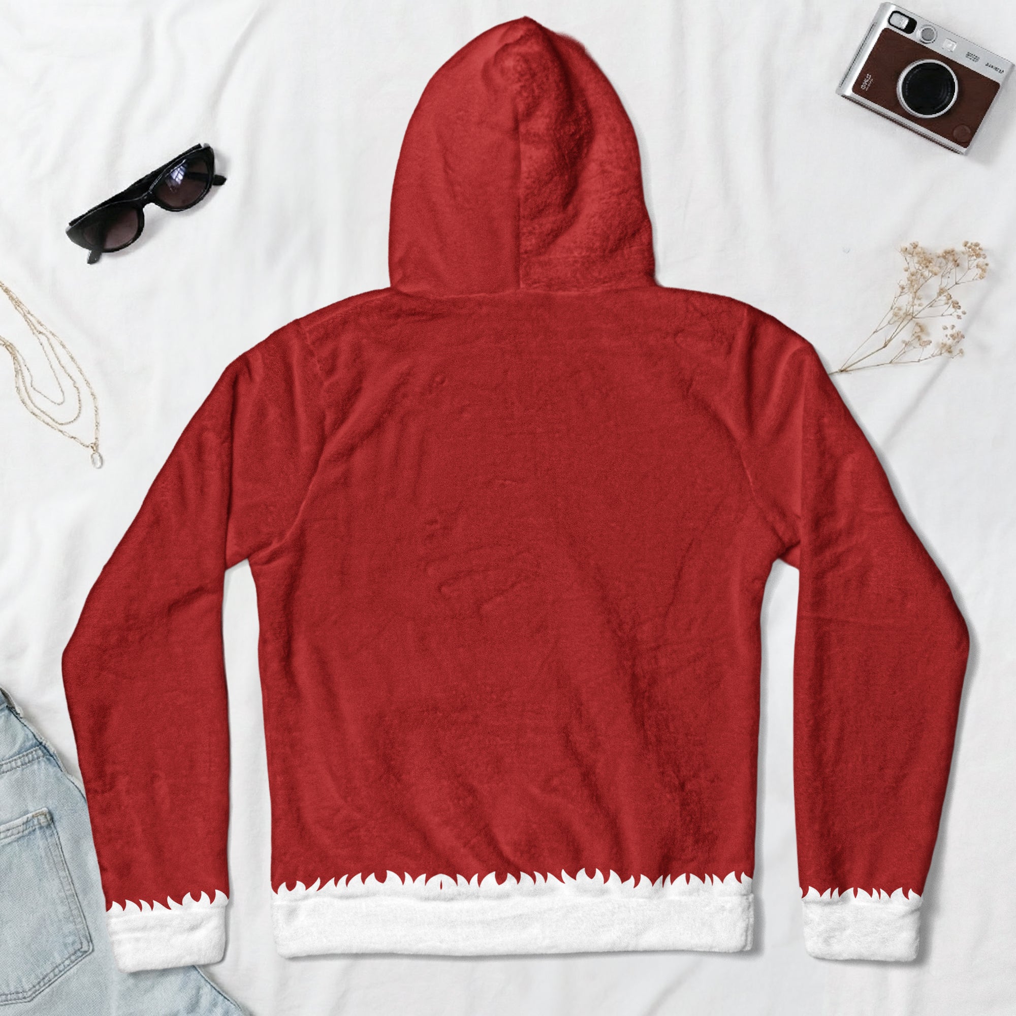 3D Six Pack Santa Funny Christmas Gift For Him, Husband, Boyfriend - Personalized Hoodie