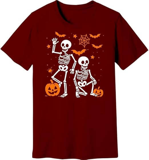Slightly Subtle Anti T Halloween Skeleton T-Shirt, Funny FDTShirt, Spooky Season, Political Satire Halloween Short Sleeve T-Shirt Multi