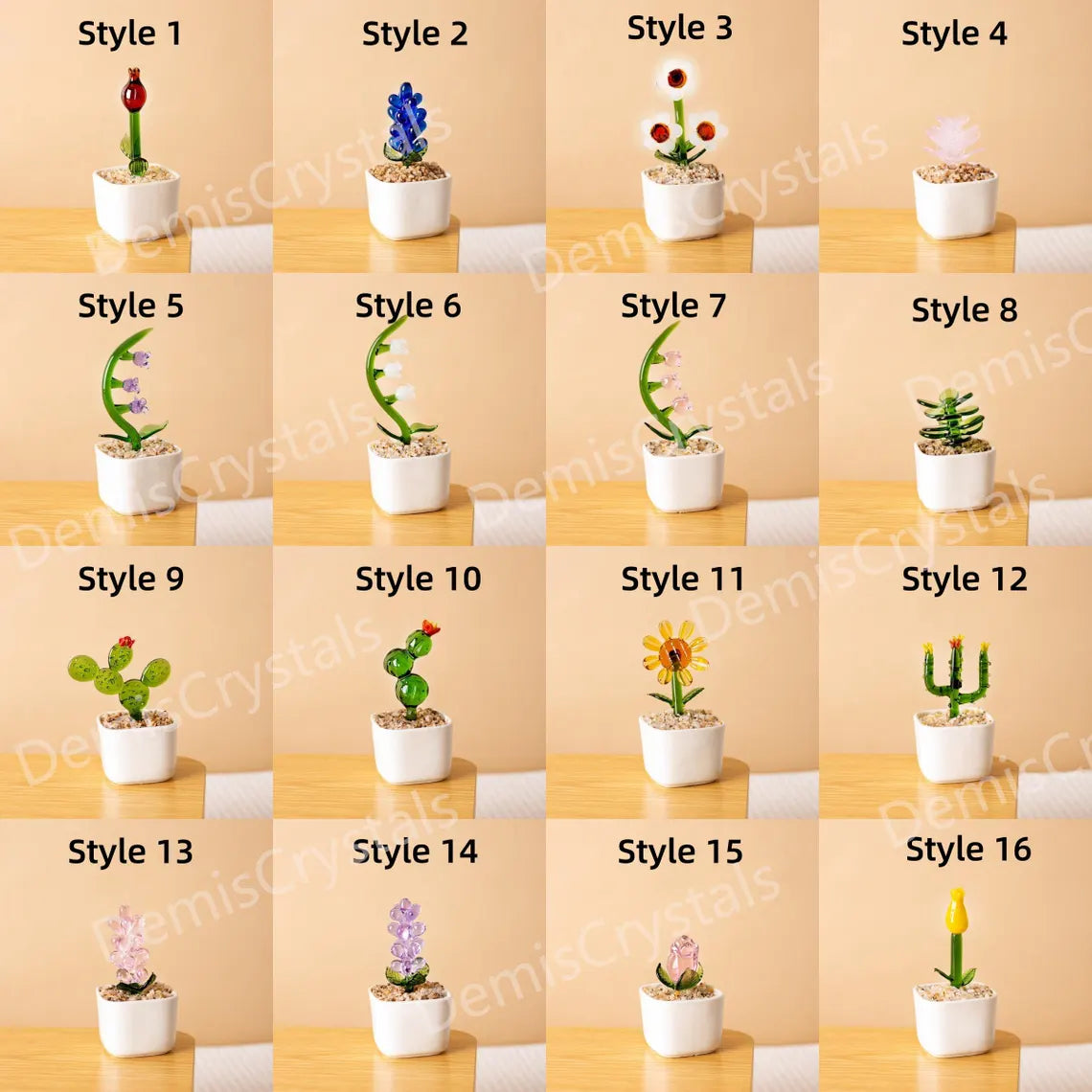 Custom Glass Flower Pot – Personalized Mother's Day Gift