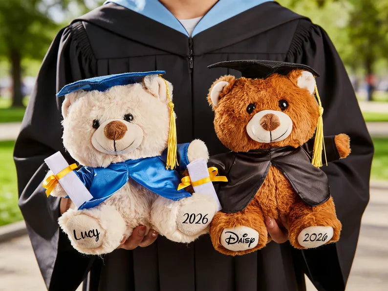 Personalized Graduation Teddy Bear – Custom Name Plush Toy