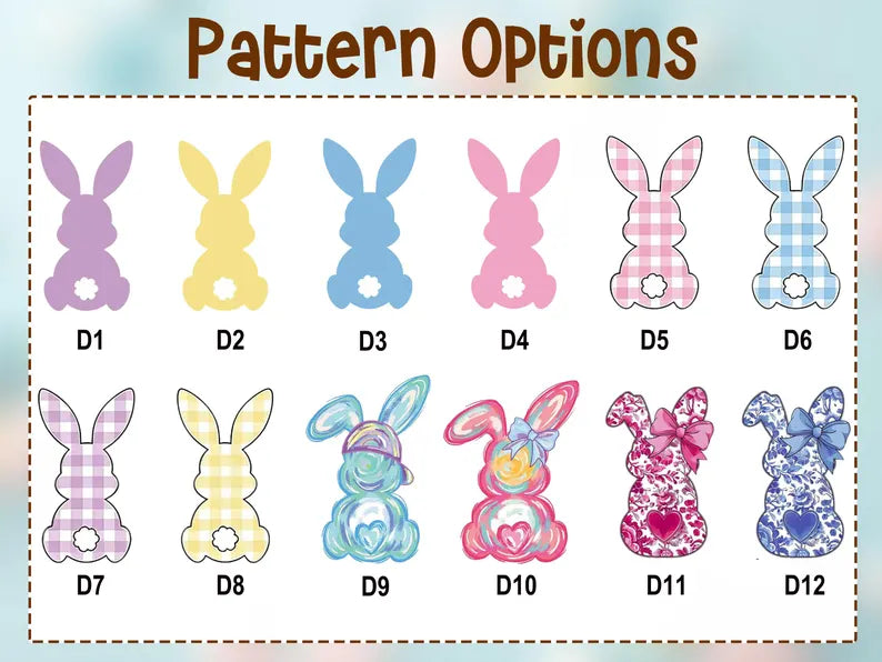 Personalized Easter Jute Tote Bag with Bunny Design – Kids Egg Hunt Carrier