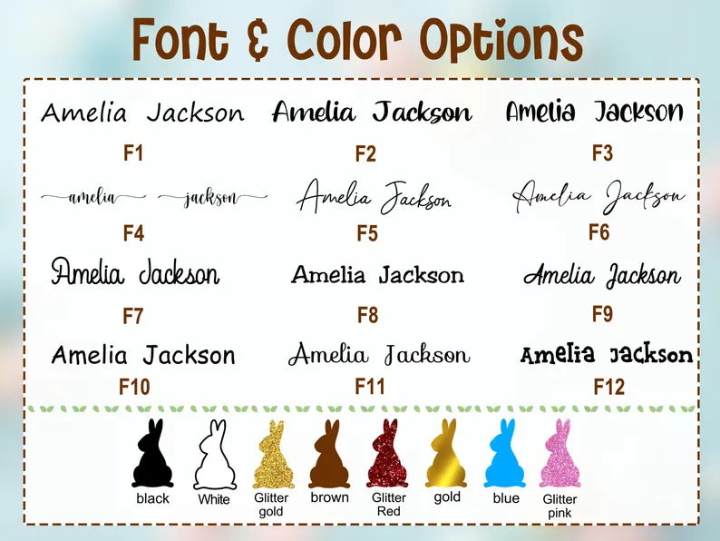 Personalized Easter Jute Tote Bag with Bunny Design – Kids Egg Hunt Carrier