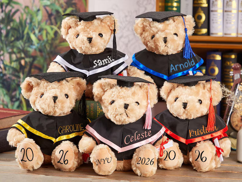 Personalized Graduation Bear – Custom Graduation Teddy with Name & Year