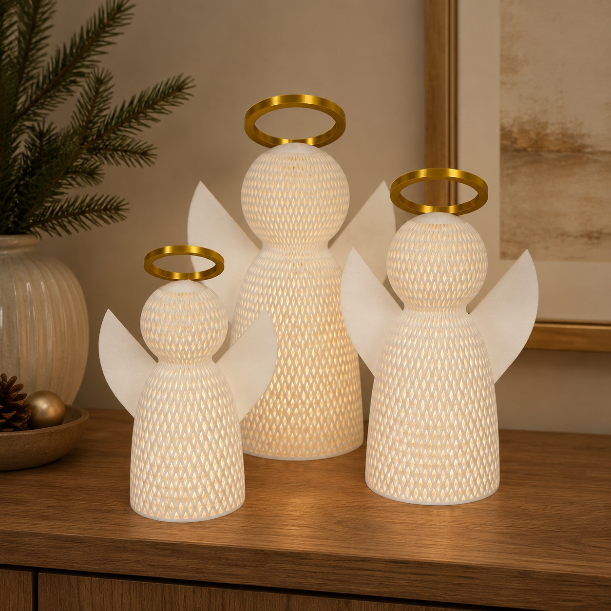 Meshed Angel (Tea Light)