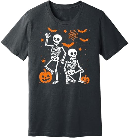 Slightly Subtle Anti T Halloween Skeleton T-Shirt, Funny FDTShirt, Spooky Season, Political Satire Halloween Short Sleeve T-Shirt Multi