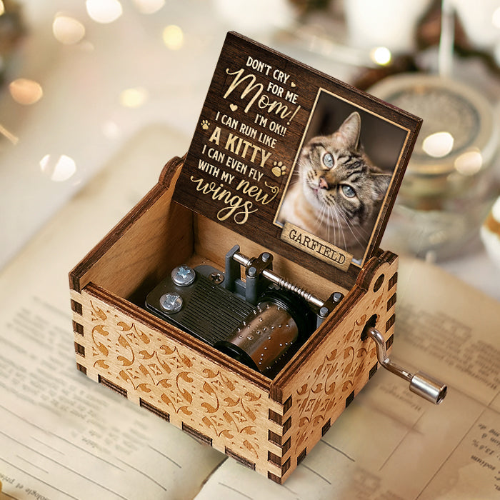 I Can Even Fly With My New Wings - Personalized Music Box - Upload Image, Gift For Pet Lovers