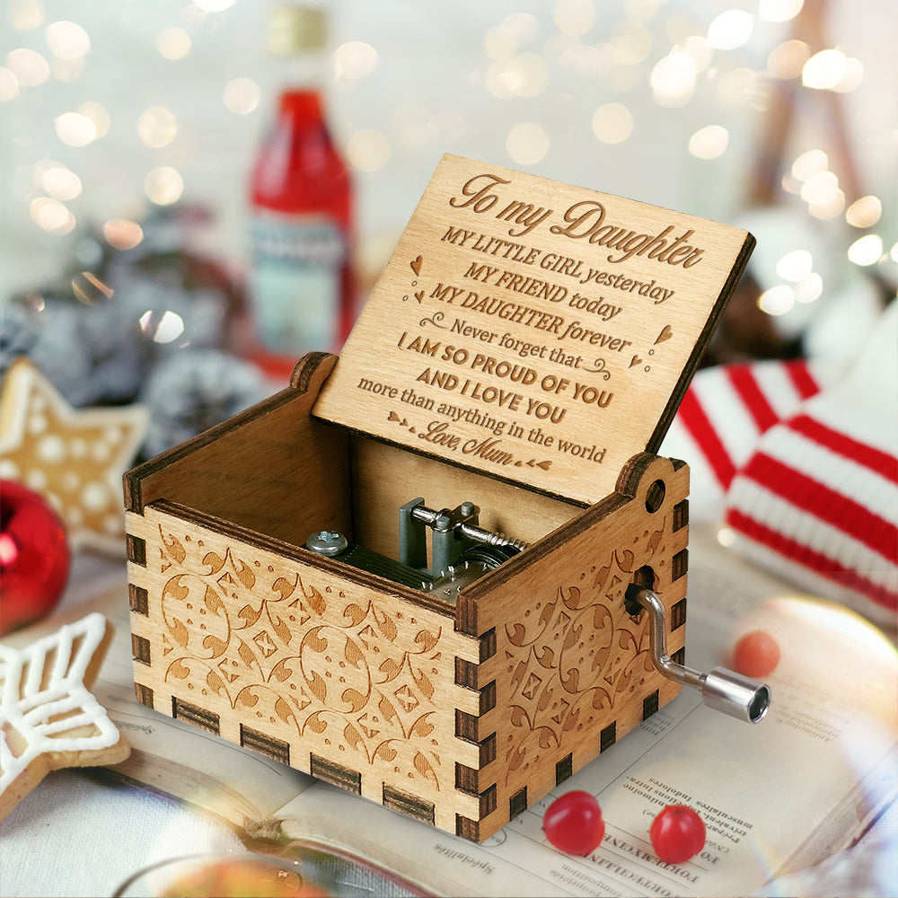 I Am So Proud Of You And I Love You - Music Box - Gift For Daughter