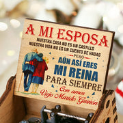 Nuestra Casa No Es Un Castillo - Caja De Música - Regalo Para Parejas, Esposo Esposa Spanish
