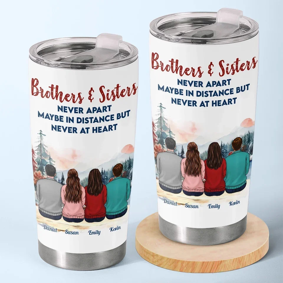 The Greatest Gift Our Parents Gave Us Was Each Other - Family Personalized Custom Tumbler - Christmas Gift For Family Members, Siblings, Brothers, Sisters
