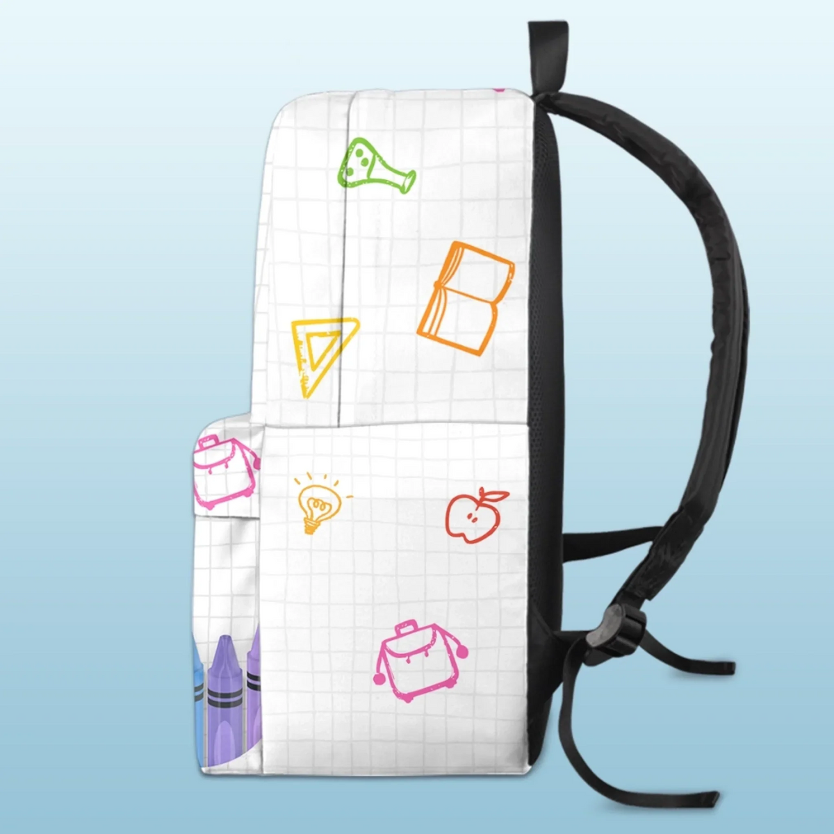 Custom Kids Backpack - Personalized Back To School Gifts For Kids - School Is My Playground