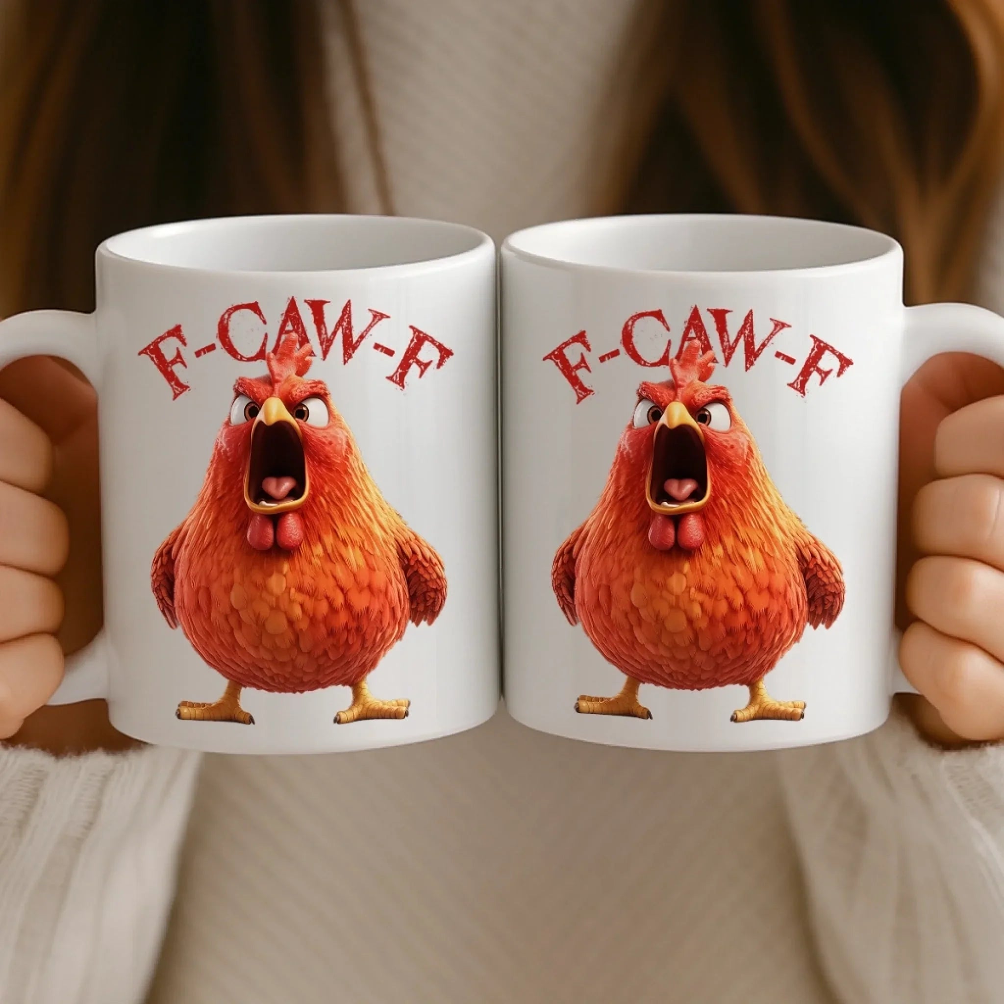 Custom Mug - Personalized Funny Gifts For Best Friends, Family, Coworker, Work Bestie - My Resting Squawk Face