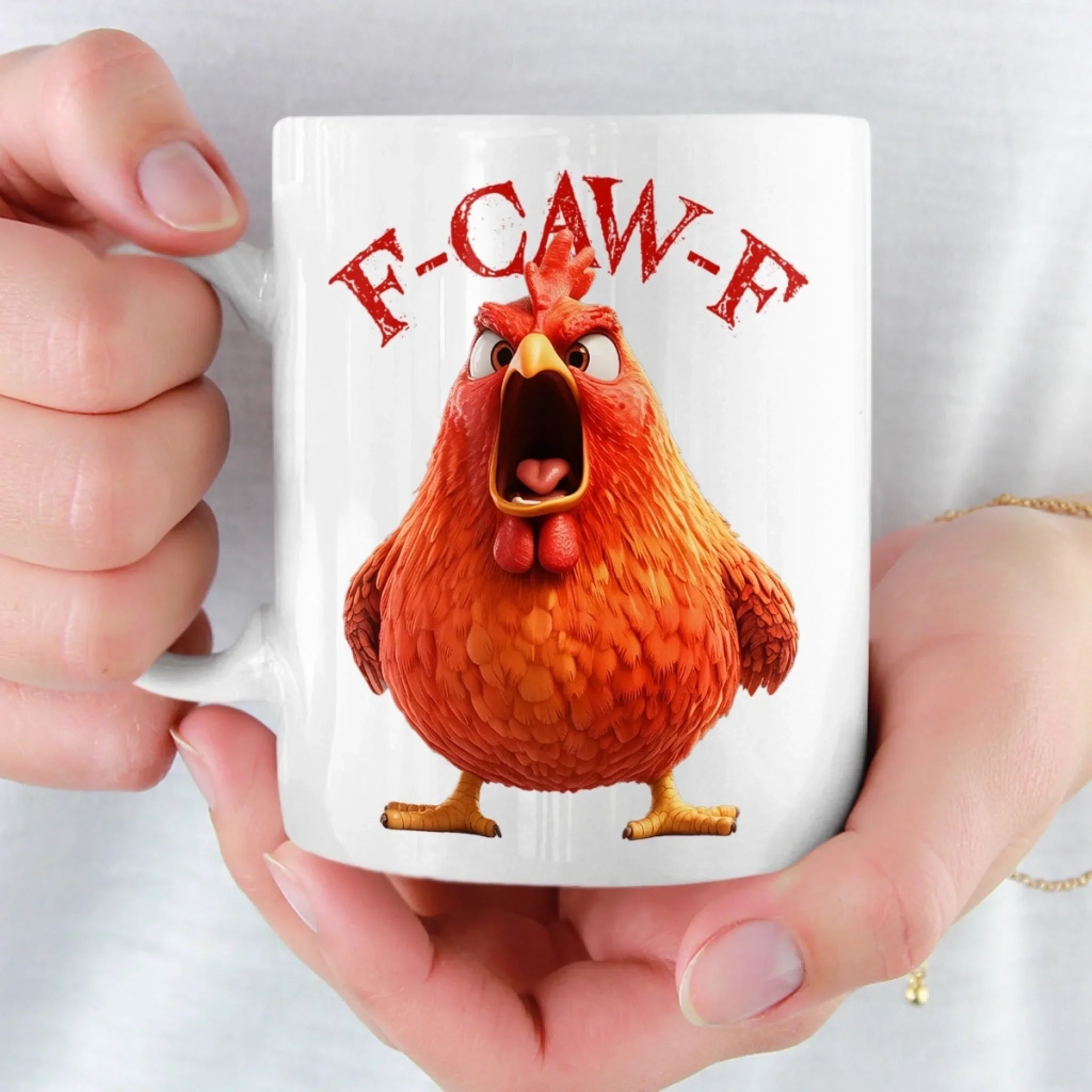 Custom Mug - Personalized Funny Gifts For Best Friends, Family, Coworker, Work Bestie - My Resting Squawk Face
