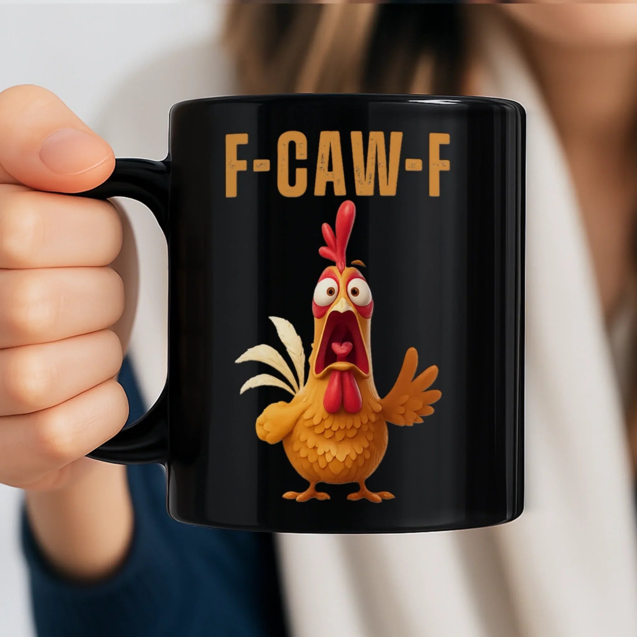 Custom Mug - Personalized Funny Gifts For Best Friends, Family, Coworker, Work Bestie - My Resting Squawk Face