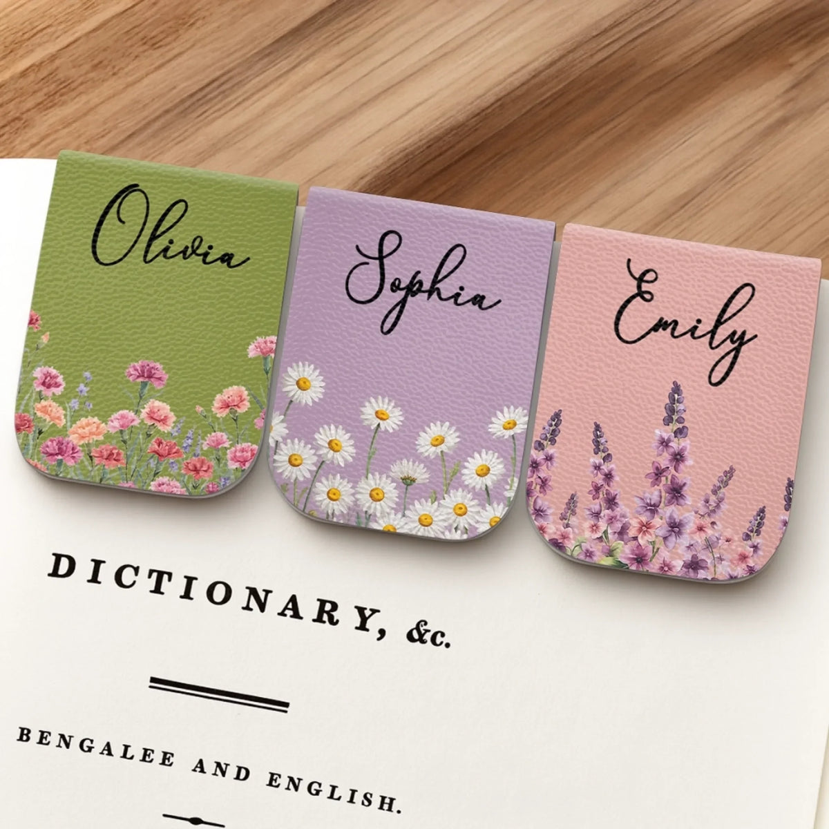 Custom Leather Magnetic Bookmark - Personalized  Bookish Gifts For Book Lovers, Bookworms, Readers, BFF, Family - Still Reading Always