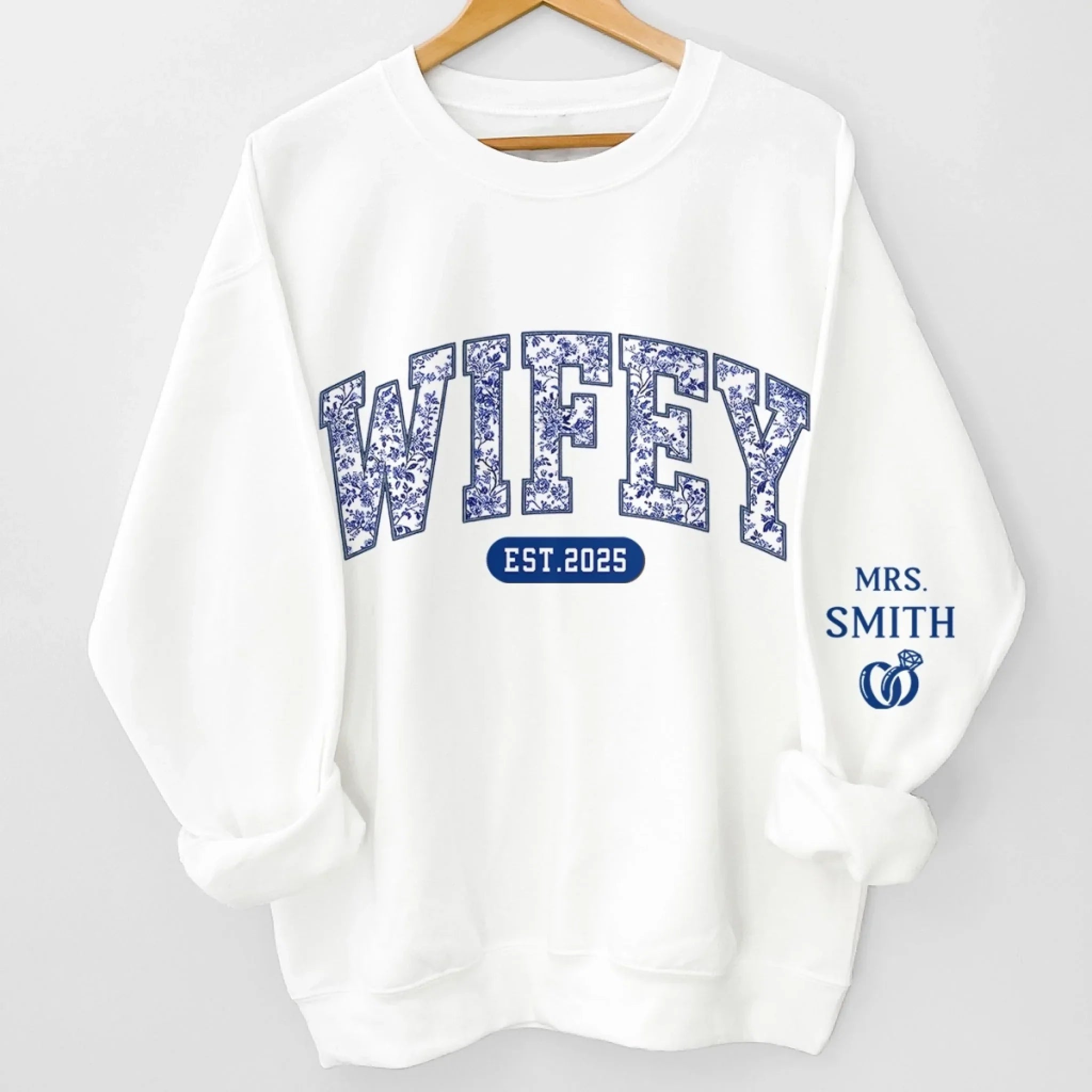 Custom Unisex Sweatshirt, Hoodie With Design On Sleeve - Personalized Anniversary Wedding Gifts For Husband And Wife, Him And Her - Still Falling For You Everyday