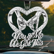 Custom Acrylic Car Ornament - Personalized Anniversary Wedding Gifts For Husband And Wife, Him And Her, LGBTQ+ - Growing Closer With Every Day