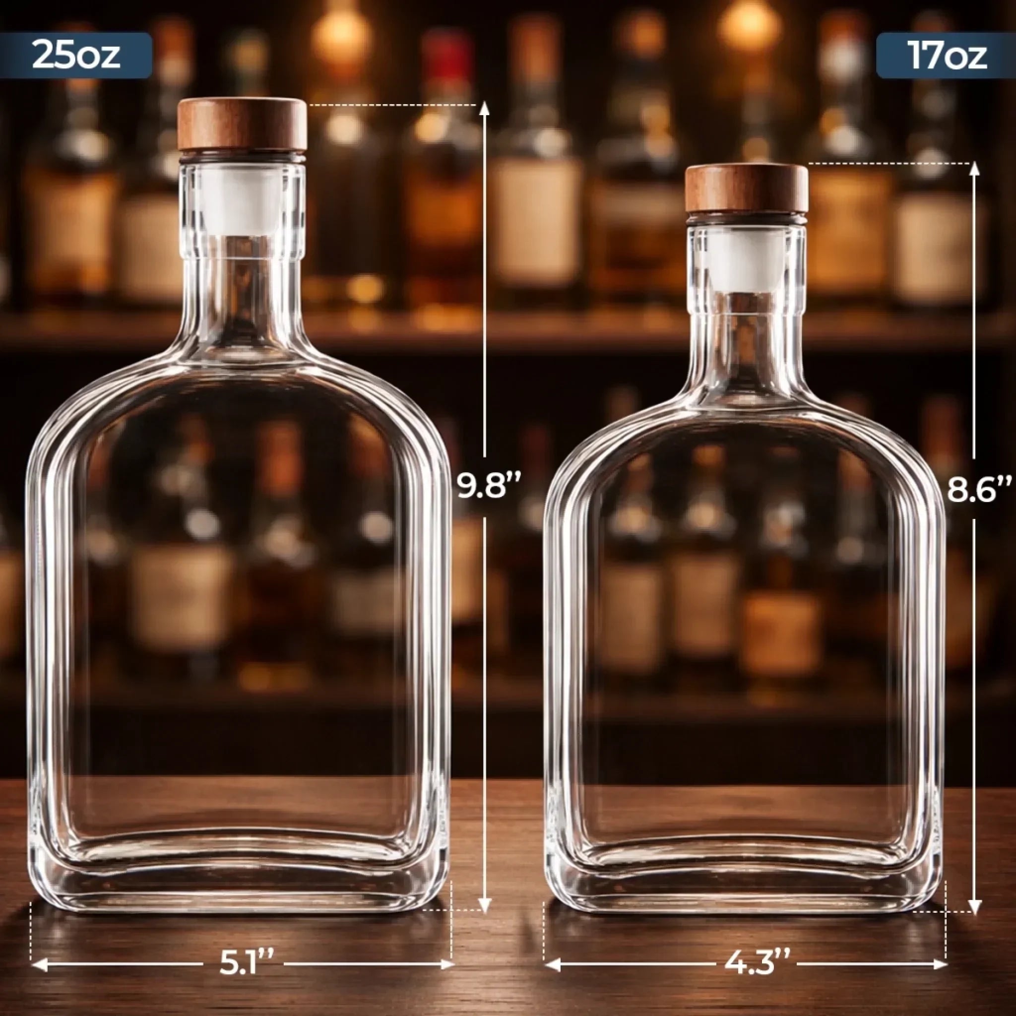 Custom Liquor Decanter - Personalized Retirement Gifts For Women, Men - Officially Done
