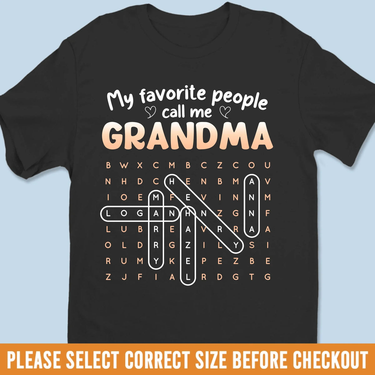 Custom Unisex T-shirt, Premium T-shirt, Hoodie - Personalized Mother's Day Birthday Gifts For Mom, Grandma - Love Begins With Grandma