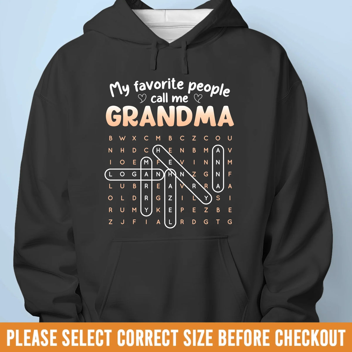 Custom Unisex T-shirt, Premium T-shirt, Hoodie - Personalized Mother's Day Birthday Gifts For Mom, Grandma - Love Begins With Grandma