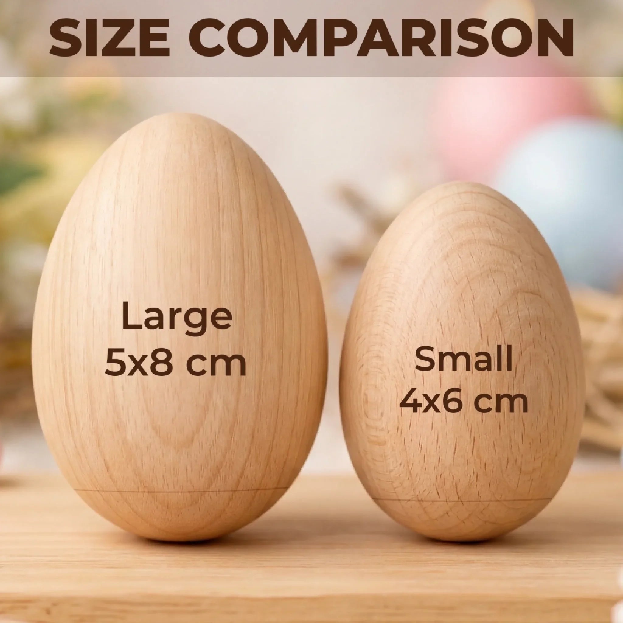 Custom Wooden Egg Shaker - Personalized Easter, Baby Shower, Gender Reveal Gifts For New Moms, New Dads, New Parents - Welcome To The World