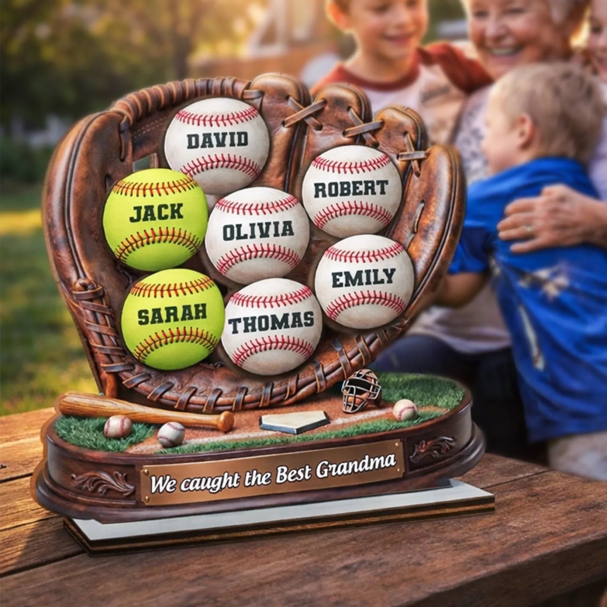 Custom 2-Layered Wooden Plaque - Personalized Mother's Day,  Father's Day Gifts For Mom, Grandma, Dad, Grandpa- Our Roots Begin With You