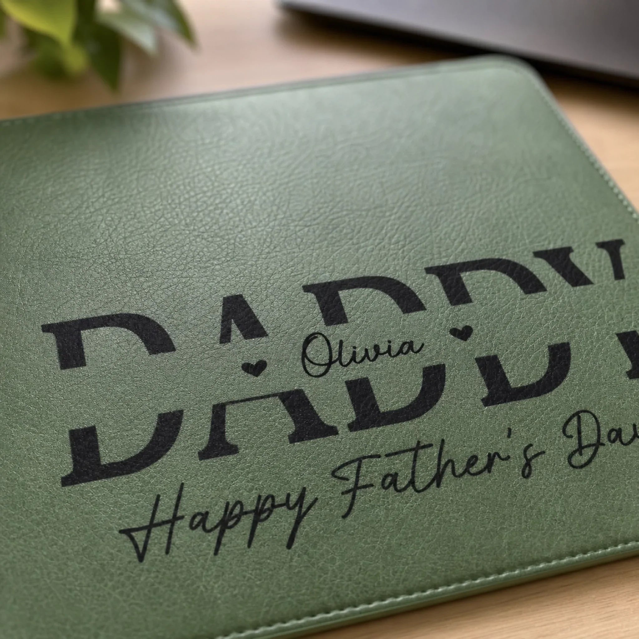 Custom Desk Mat -  Personalized Father's Day Birthday Gifts For Dad, Grandpa - Dad Mode Always Active