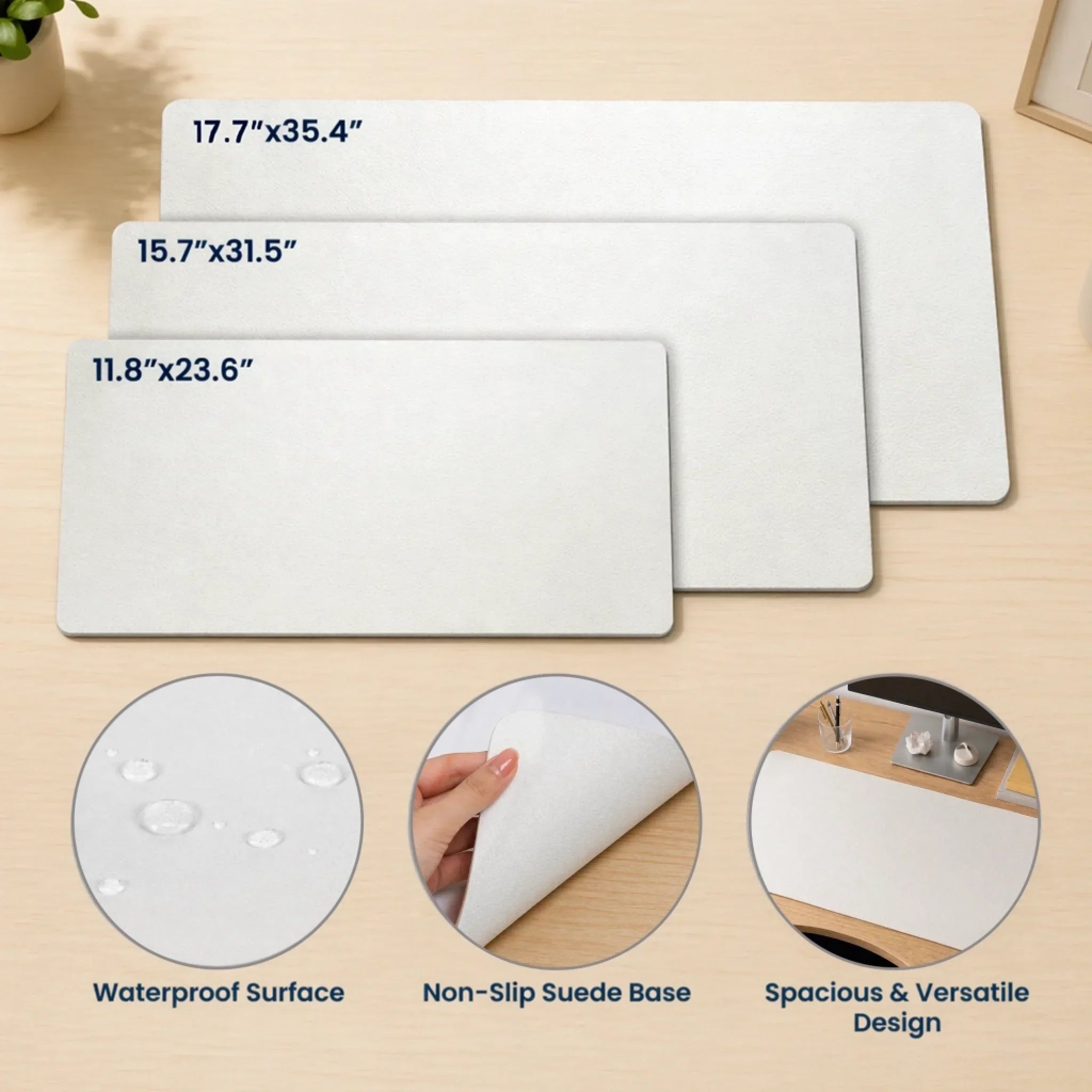 Custom Desk Mat -  Personalized Father's Day Birthday Gifts For Dad, Grandpa - Dad Mode Always Active