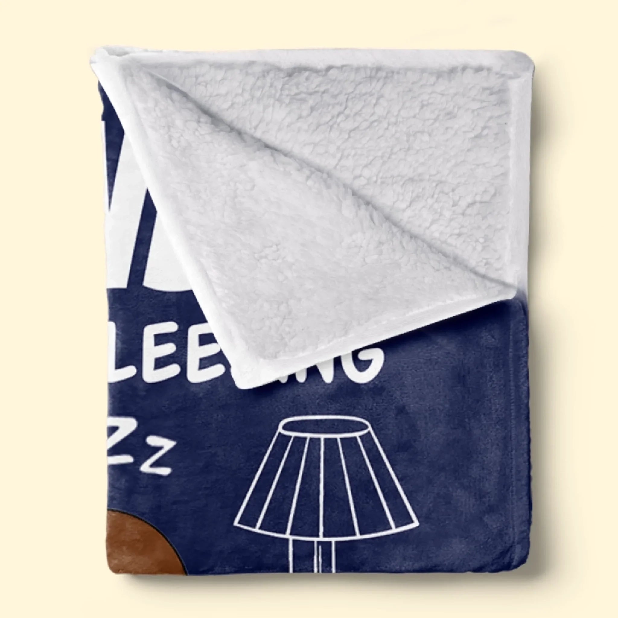 Custom Blanket - Personalized Father's Day Birthday Gifts For Dad, Grandpa - Dad’s Favorite Hobby Is Napping