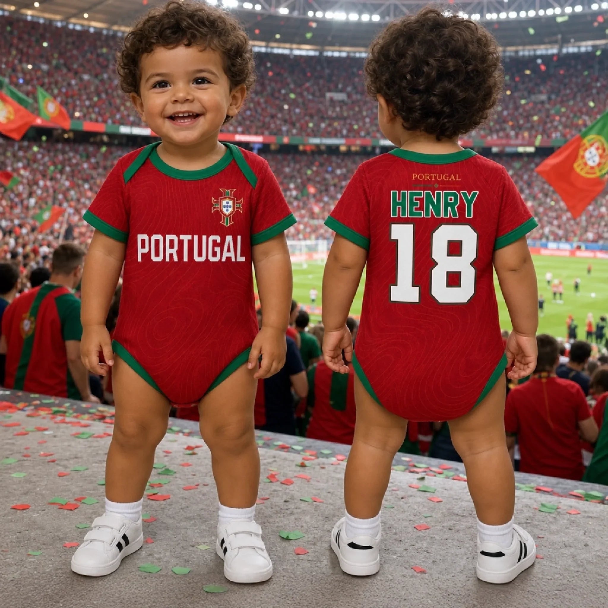 Custom USA 2026 Baby Jersey Bodysuit
 - Personalized Baby Shower, Gender Reveal Gifts For New Moms, New Dads, Soccer Lovers - Future Soccer Star In Training