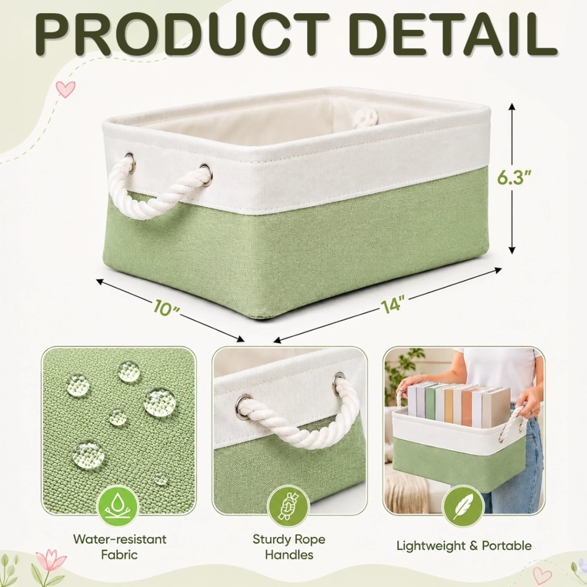 Custom Storage Basket - Personalized Baby Shower, Gender Reveal Gifts For New Moms, New Dads, New Parents - Tiny Miracle Big Love