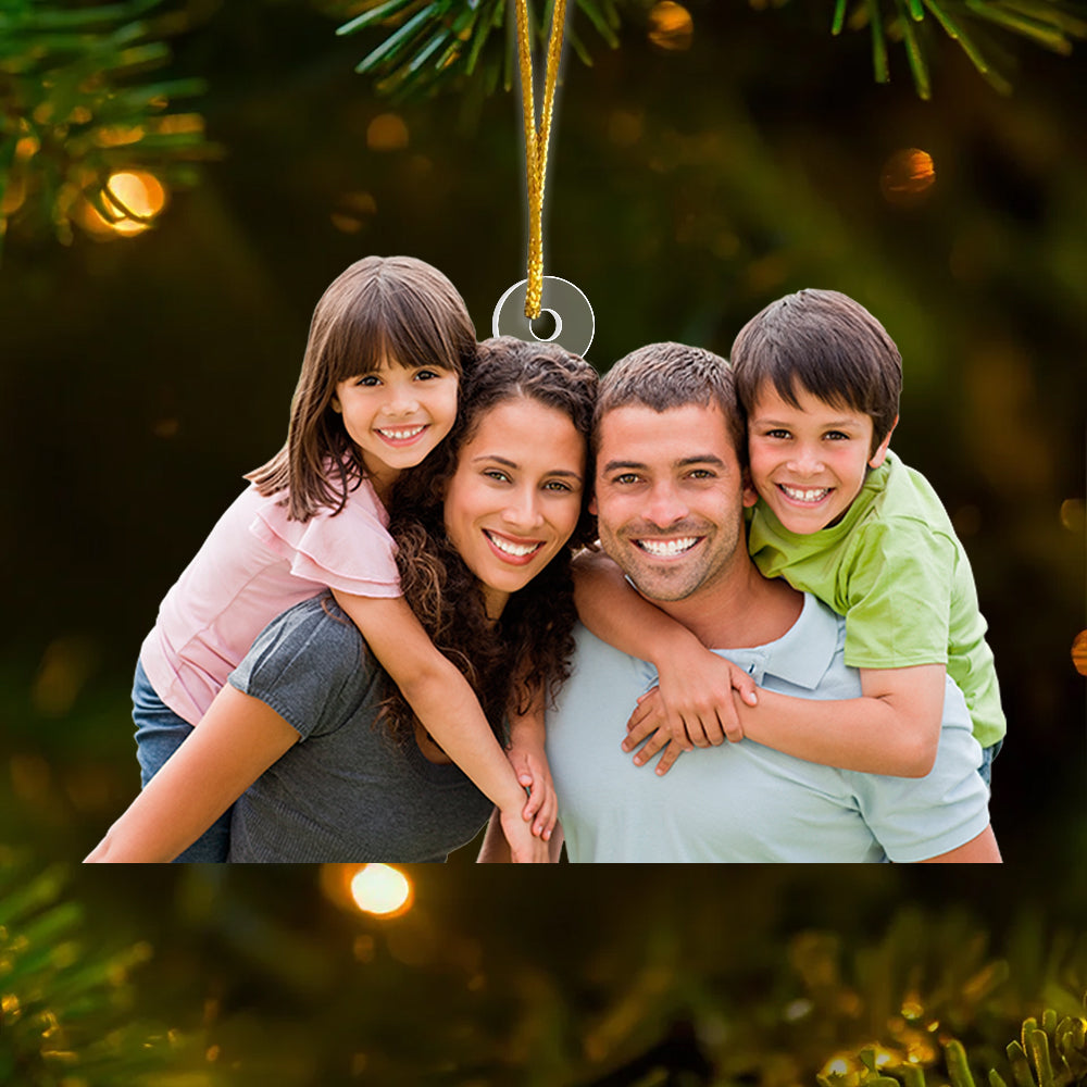 Custom Photo Ornament, Gifts For Family, Bundle Ornament