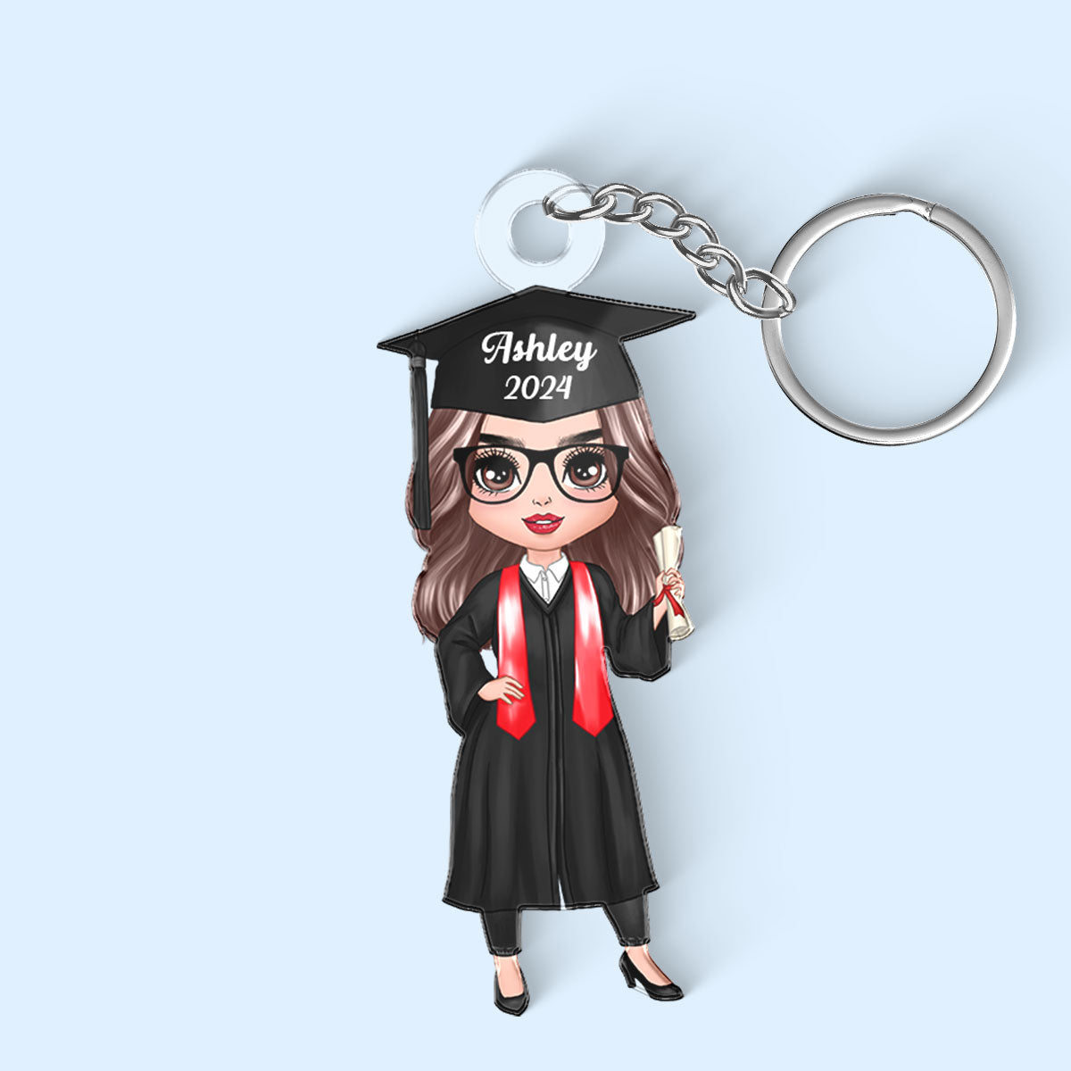Class Of 2025 Senior Graduation Gift For  Daughter Personalized Acrylic Keychain