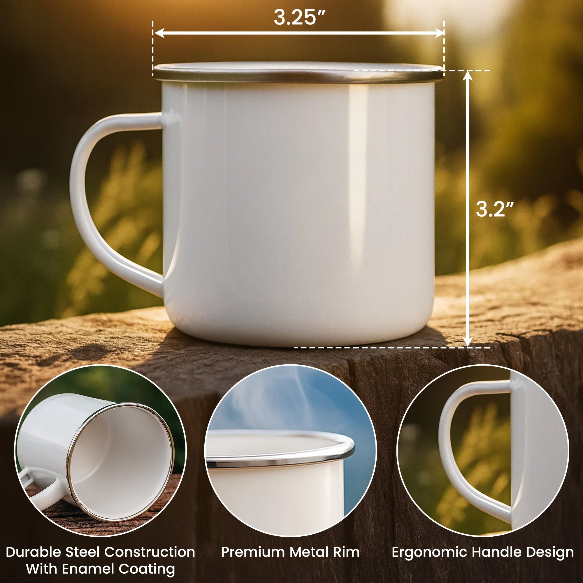 Adventure Partners For Life Couple Gift - Personalized Enamel Mug