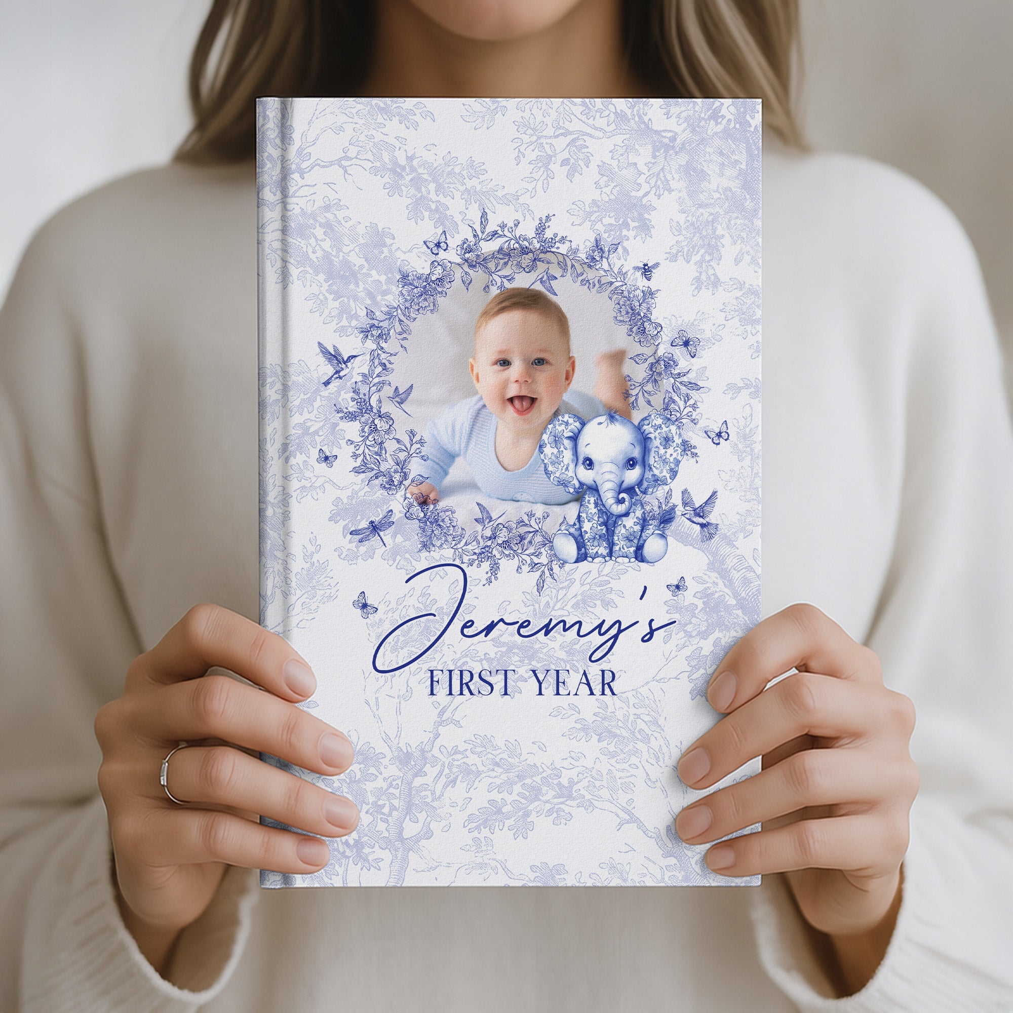 Baby's First Year Memory Book For New Parents Newborn Record Book Baby Shower Gift - Personalized Journal