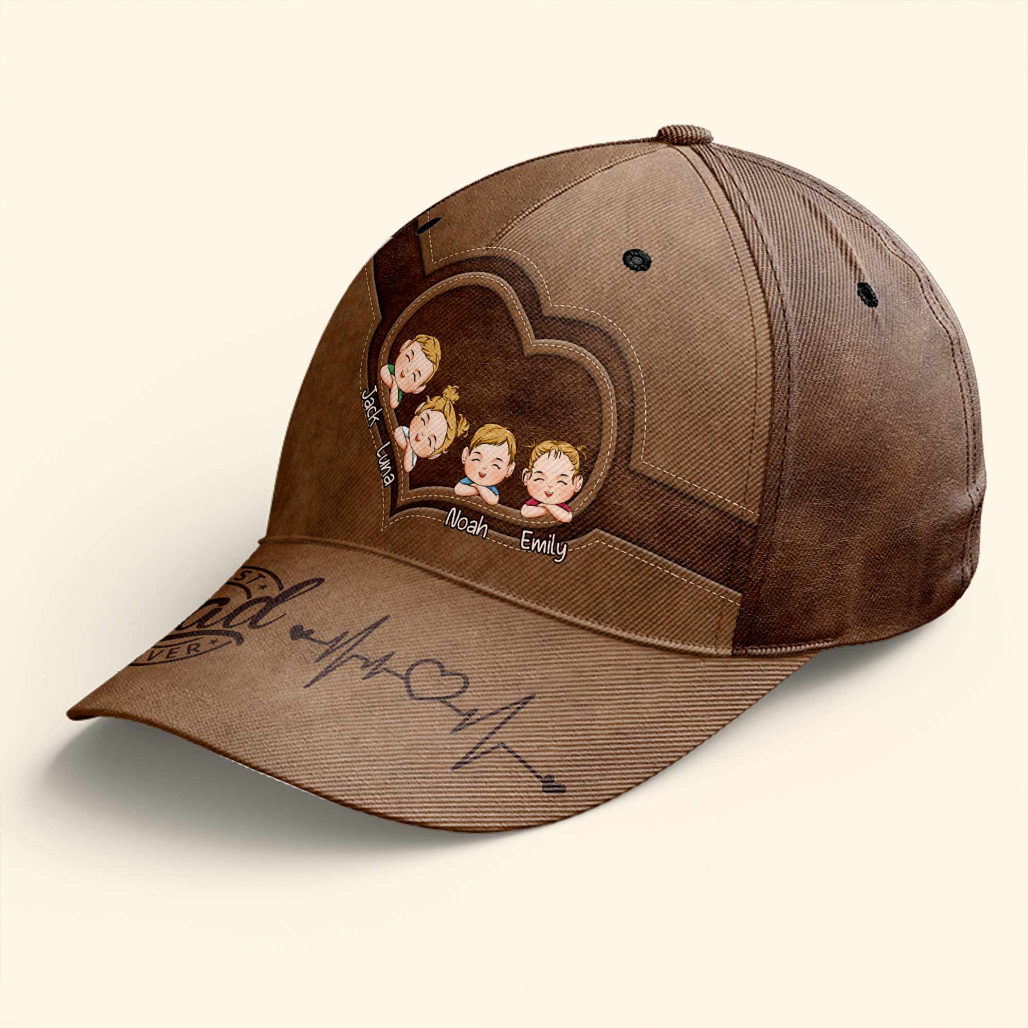 Best Dad Ever - Personalized Classic Cap - Gift For Husband