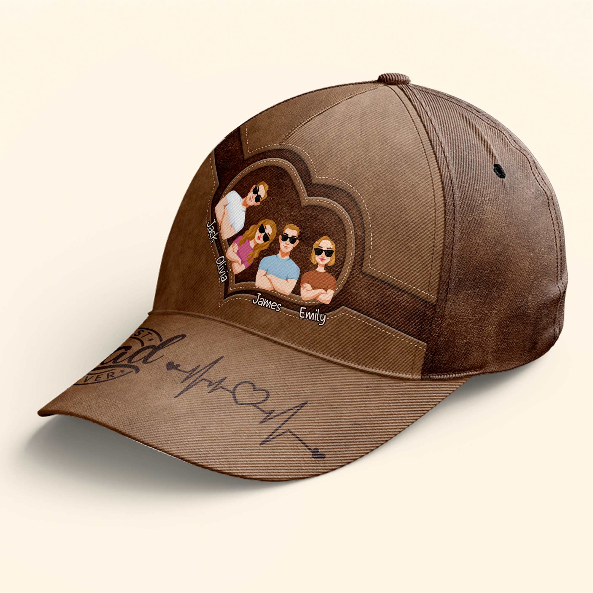 Best Dad Ever - Father's Day Gift Ideas From Daughter, Son - Personalized Classic Cap - Gift For Dad