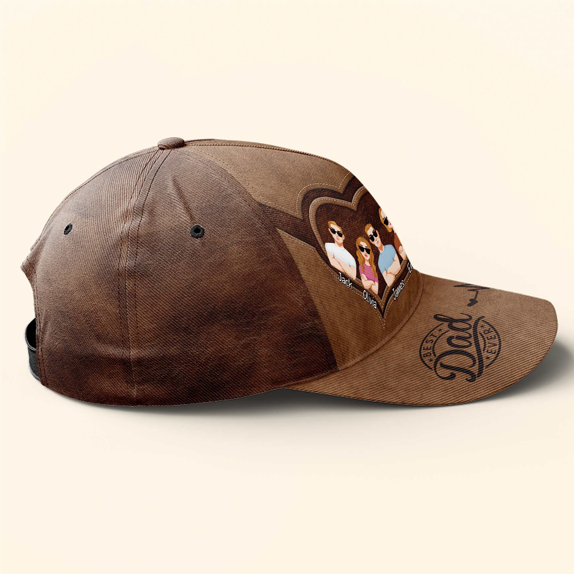 Best Dad Ever - Father's Day Gift Ideas From Daughter, Son - Personalized Classic Cap - Gift For Dad
