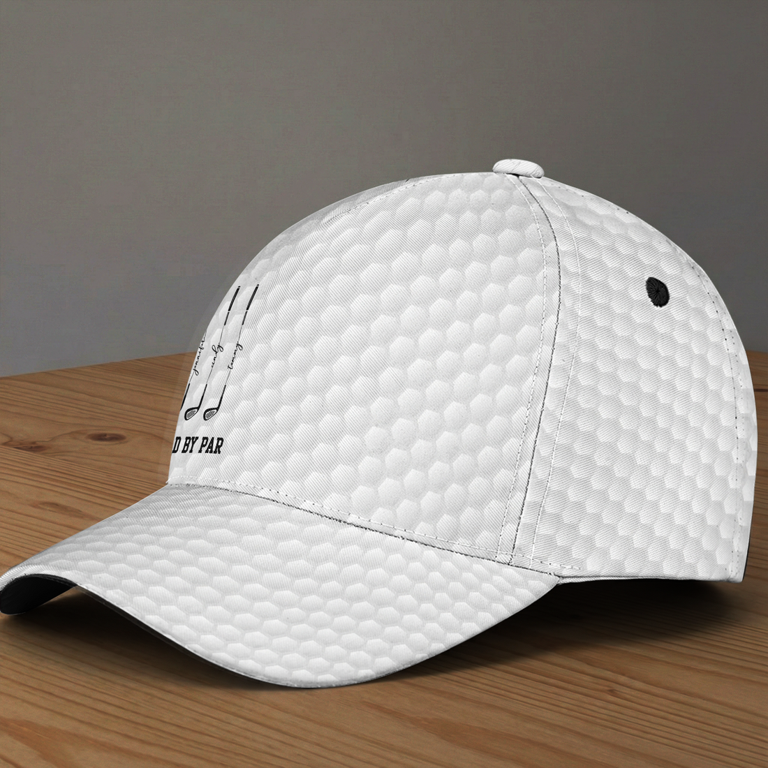 Best Dad By Par, Best Grandpa By Par - Personalized Cap